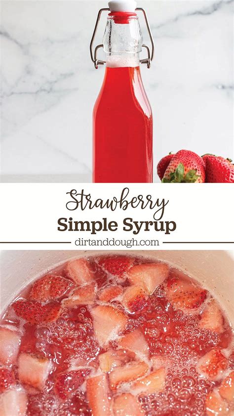 Strawberry simple syrup – Artofit