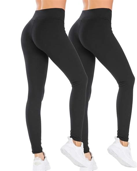 Buy NORMOV High Waisted Butter Soft Leggings for Women Elastic ...