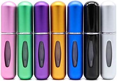 Fivexing Metal 4Pcs Refillable Perfume Atomizer Bottles?Portable Mini ...