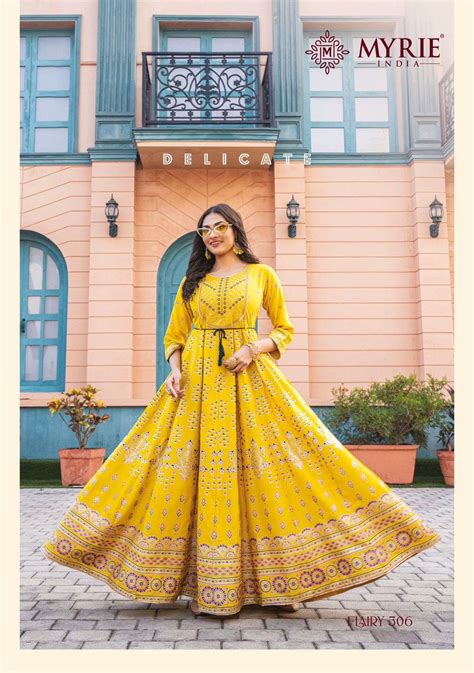 Mayrie India Flairy Vol-3 Stylish Printed Gown
