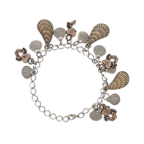 Buy Shining Jewel - By Shivansh Charm Bracelet for Women (Silver) at ...