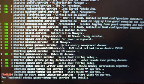 Failed to start qubes-vm@sys-net.service. Qubes no longer boots - User ...