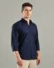 Buy Navy Blue Shirts for Men by Blue Squad X AG Online | Ajio.com
