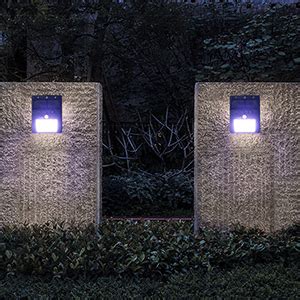 ASGTRADE Solar Powered Cordless Outdoor LED Motion Sensor Path and ...