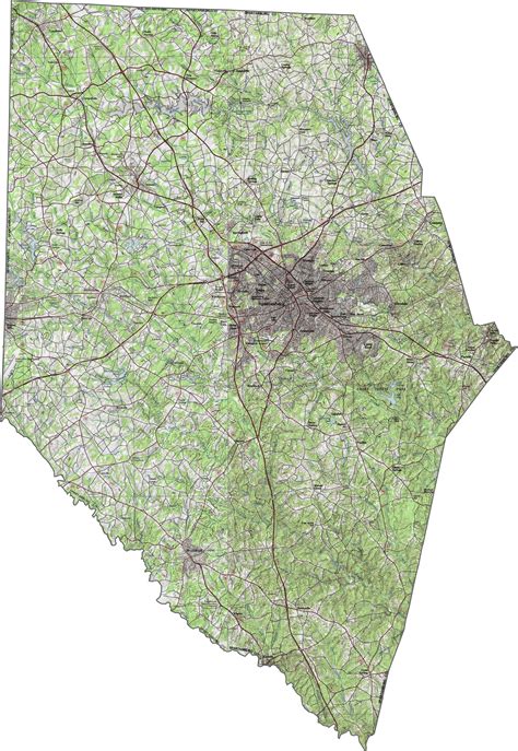Spartanburg County Map, South Carolina - US County Maps