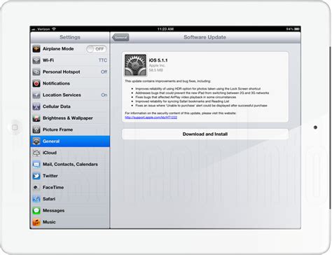 iPad 2 Software Update 的图像结果