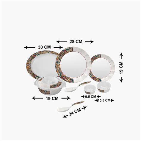 Buy SERVEWELL Dora Printed 31-Pc. Dinner Set from Servewell at just INR ...
