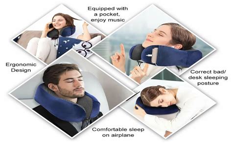 FunBlast Neck Pillow - Travel Soft Neck Pillow for Airplane Travel for ...