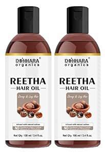 Buy Donnara Organics Reetha Hair Oil - Best Anti Dandruff Hair Oil SLS ...