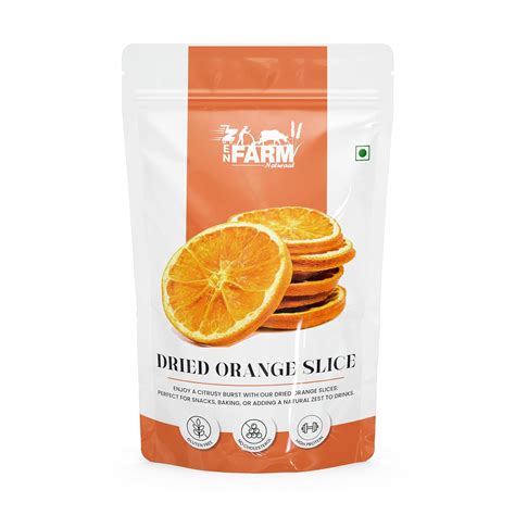 ZEN FARM NATURAAL Dried Orange Slice Taste Premium Dried Orange Slices ...