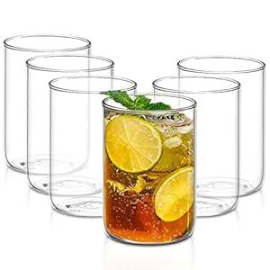 Buy Borosil 350ml 6pc Radius Transparent Large Glass Set | Made in ...