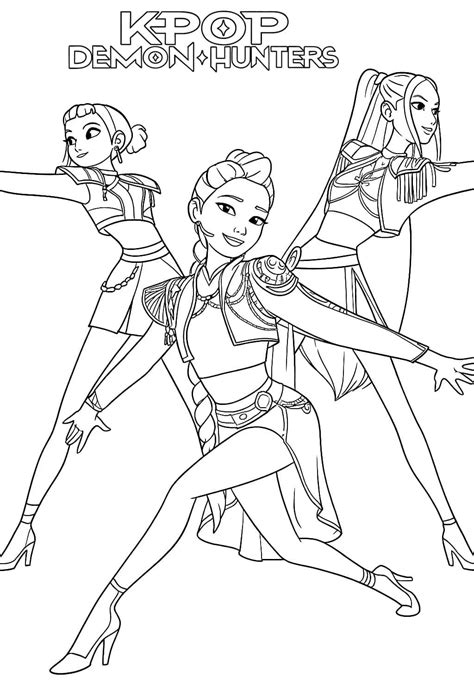 Rumi Kpop Demon Hunters da colorare. Scarica, stampa o colora subito ...