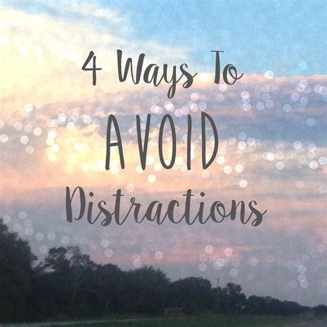 Image result for How Can I Avoid Distractions