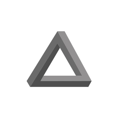 Image result for Impossible Triangle Vector