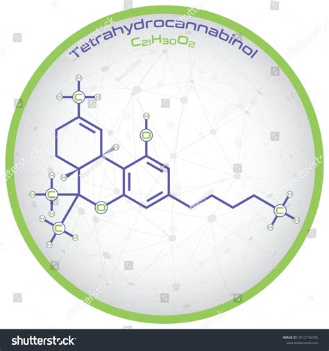 Image result for THC Molecule Vector