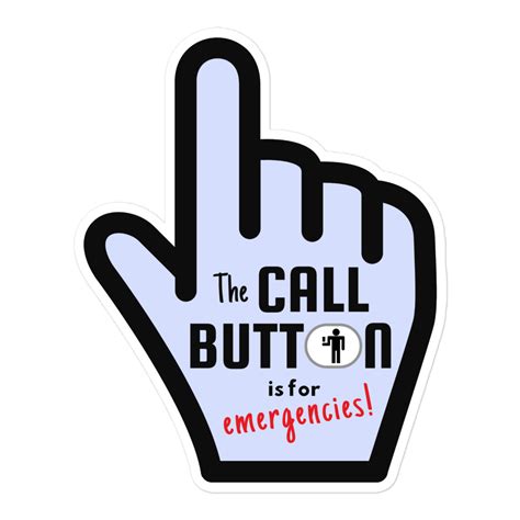 Call Button Sticker | Fly and Design