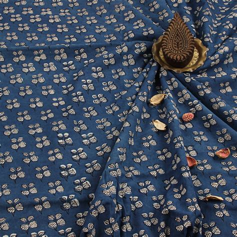 Buy Dabu Hand Block Printed Fabrics Online In India - The Indian Ethnic ...