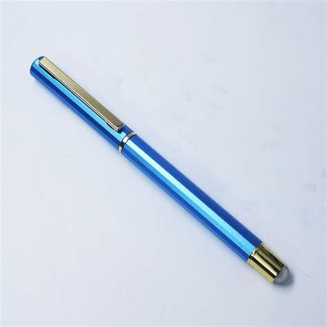 Yiren 3835 Glossy Sky Blue With Gold Color Cap Type Fine Nib Fountain ...