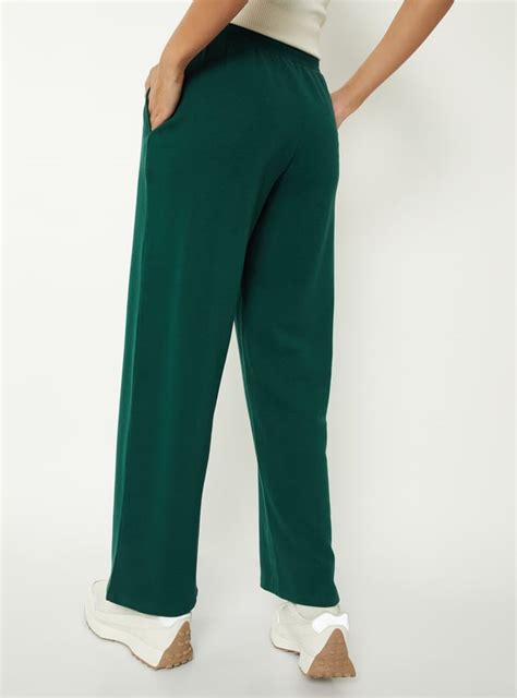 Buy Women Solid Athleisure Track Pants Online at just Rs. 699.0 ...