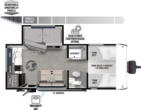 Salem Fsx Floorplans - Forest River RV