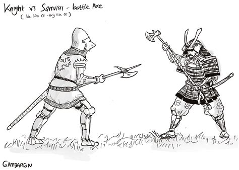 Knight Vs Samurai Art Knights And Samurai: Comparing The Feudal