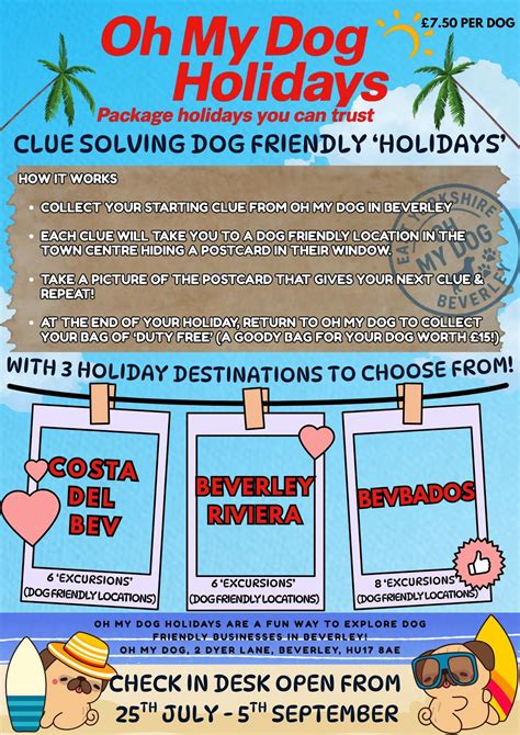 Oh My Dog Holidays, Oh My Dog, 2 Dyer Lane, HU17 8AE Beverley, United ...