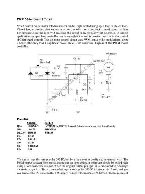 Image result for PWM Circuit Examples