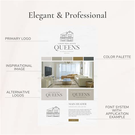 Luxury Real Estate Branding Logo Designs Real Estate Logo - Etsy