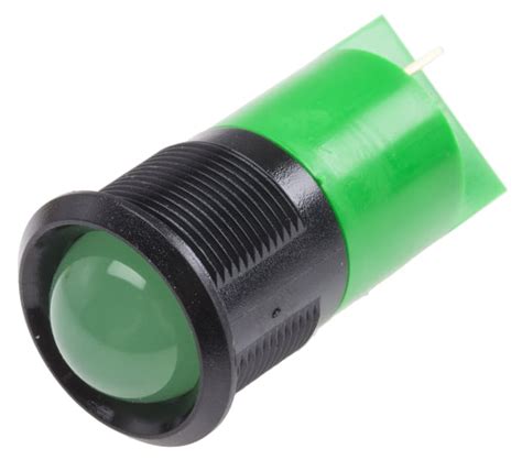 RS PRO | RS PRO Green Panel Mount Indicator, 24V ac/dc, 22mm Mounting ...