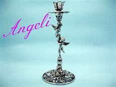 candeliere antico candeliere argento angeli angioletti porta candela candle candeliere antico candeliere argento angeli angioletti porta candela candle