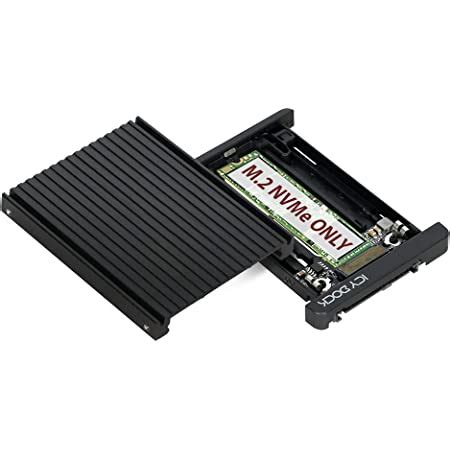 ICY DOCK (Tool-Less M.2 to U.2 Adapter) M.2 PCIe NVMe SSD to 2.5" U.2 ...