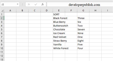 Excel Sorting Tutorial 的图像结果