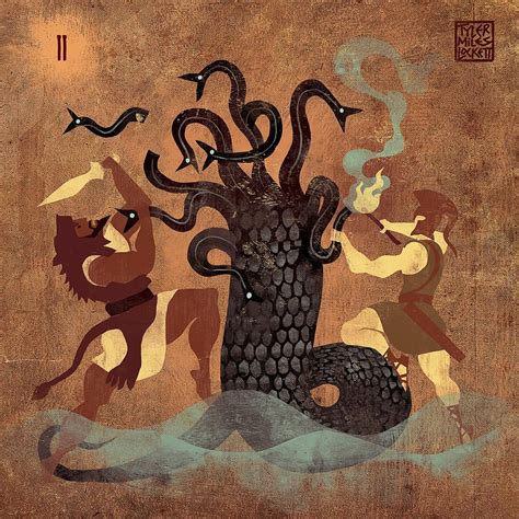 Heracles Labor #2: The Lernaean Hydra, by me, (*details in comments ...