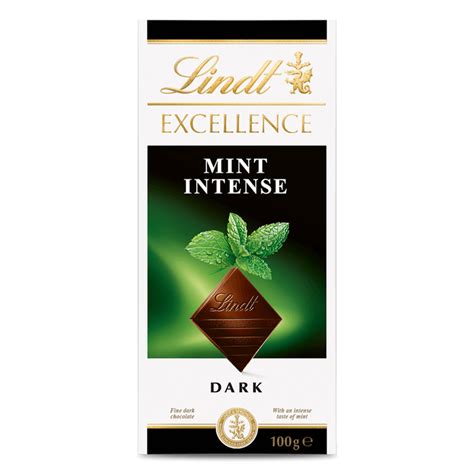 Lindt Excellence Mint Dark Chocolate 100gm – Nosh Gourmet Foods