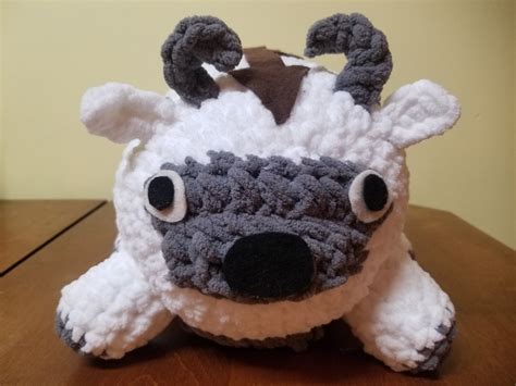 Giant Appa the Sky Bison Plush Crochet Pattern ATLA - Etsy