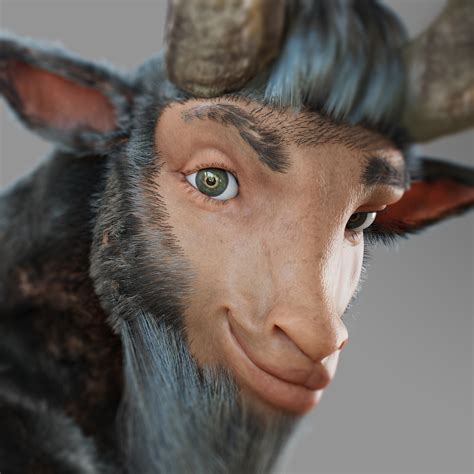 ArtStation - Human-Goat Study