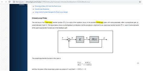 Image result for Open Loop Root Locus vs Closed Loop Root Locus