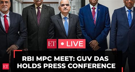 LIVE | RBI Monetary Policy: Post Monetary Policy press meet by RBI ...