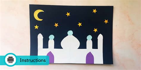 Masjid Mosque Craft Activity | Ramadan Art Activities