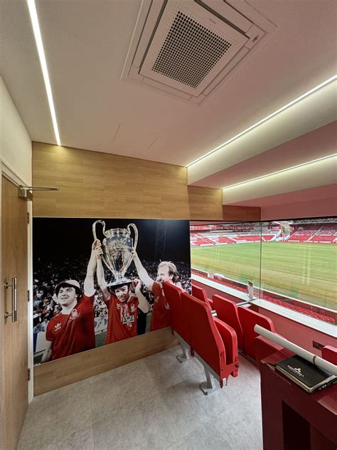 It was great to visit the home of Nottingham Forest at the famous city ground earlier this week ...
