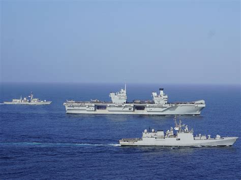 Exercise Konkan 2025: India-UK carrier strike groups link up in a ...