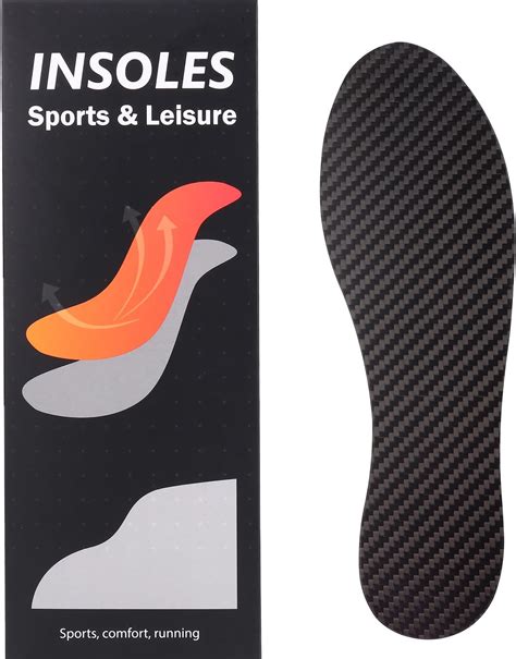 Amazon.com: Carbon Fiber Insole for Men Women Rigid Carbon Fiber Shoe Insert Carbon Fiber Foot ...