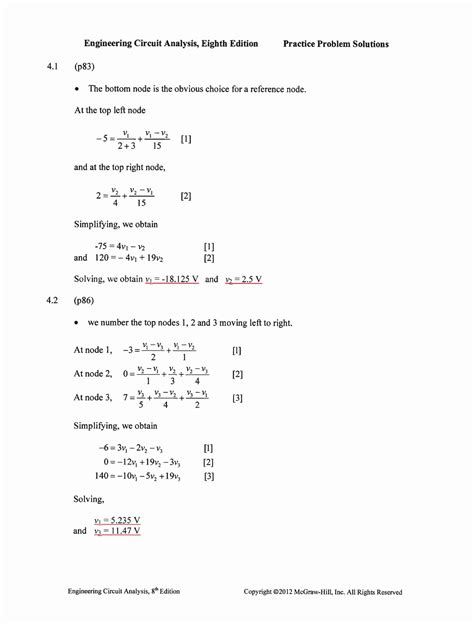Chapter 4 - Practice problem solution of engineering circuit analysis ...