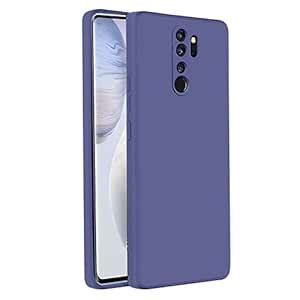 LIRAMARK Silicone Soft Back Cover Case for Redmi Note 8 Pro (Blue ...