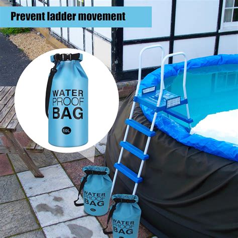 Hutuzldz 2 Pcs Swimming Pool Ladder Weights, Foldable 10L India | Ubuy