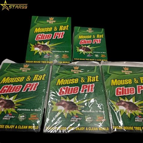 Guiwang Green Card Powered Mouse Rubber Sheet/Mousetrap/Trap/Mouse ...