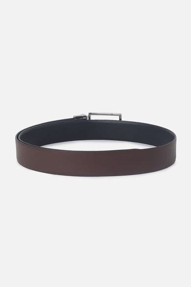 Buy Men Brown Solid Genuine Leather Belt Online - 40004383 | Peter England