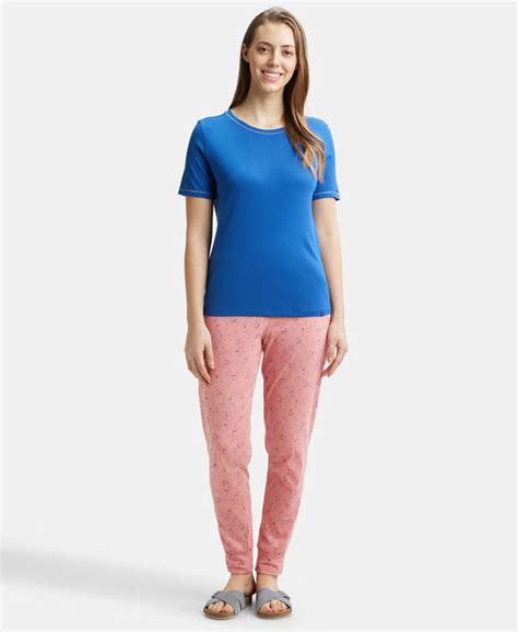 Buy Micro Modal Cotton Relaxed Fit Round neck Half Sleeve T-Shirt ...