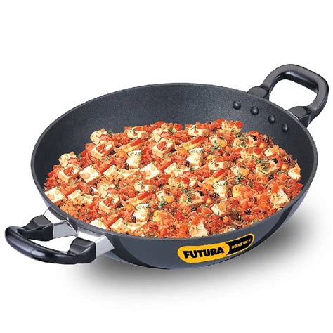 Hawkins Futura Deep Fry Pan, Non Stick Kadai, Round Bottom Kadhai ...