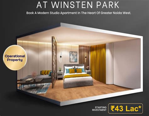 Winsten Park Greater Noida By Saraswati Group - Studio-Shops